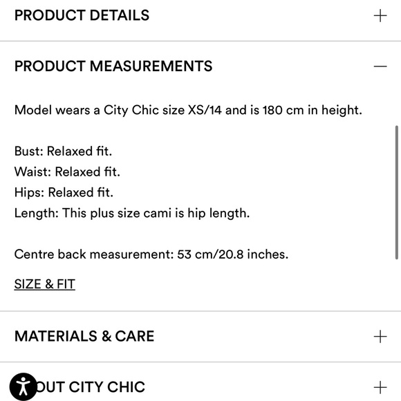 City Chic Nicole Print Cami - teal Size 18 - Picture 10 of 10